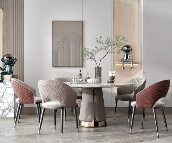 Modern Dining Table And Chairs-ID:609409099