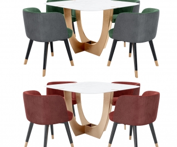 Modern Dining Table And Chairs-ID:672406912