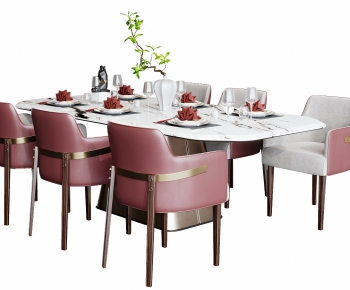 New Chinese Style Dining Table And Chairs-ID:781653885
