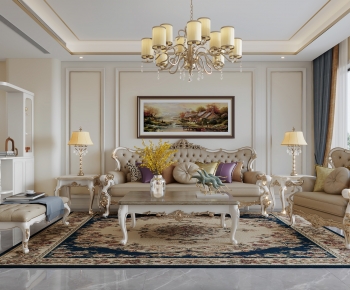 European Style A Living Room-ID:160350816