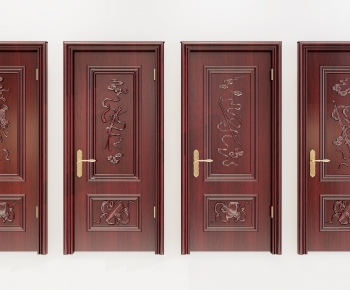 New Chinese Style Single Door-ID:919549542