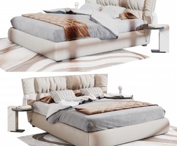 Modern Double Bed-ID:782825957