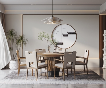 New Chinese Style Dining Room-ID:100109675