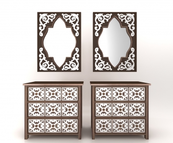 New Chinese Style Side Cabinet-ID:313677071