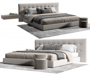 Modern Double Bed-ID:634192948