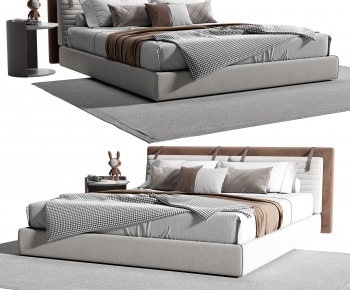 Modern Double Bed-ID:296880964