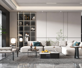 Modern A Living Room-ID:495668895