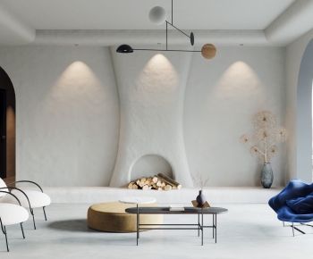 Wabi-sabi Style A Living Room-ID:264622937