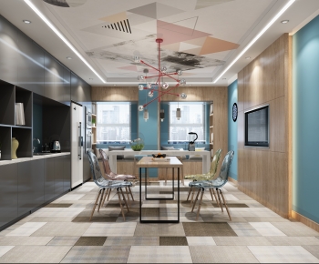 Modern Office Tea Room-ID:850073105