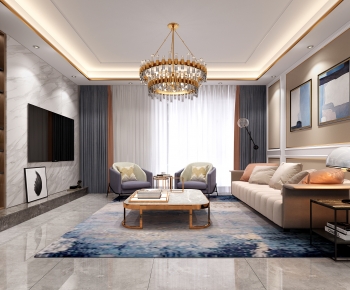 Modern A Living Room-ID:669356111
