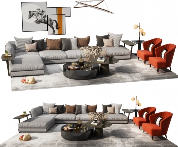 Modern Sofa Combination-ID:717957021