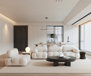 Wabi-sabi Style A Living Room-ID:541773081