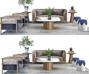 New Chinese Style Sofa Combination-ID:679974088