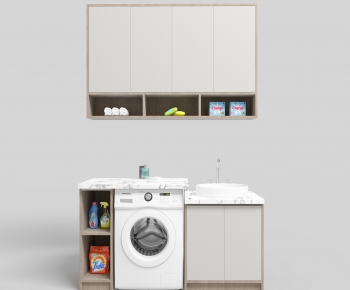Modern Laundry Cabinet-ID:763376002