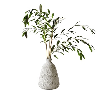 现代绿植花瓶-ID:1329581