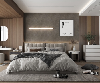 Modern Nordic Style Bedroom-ID:280963905
