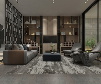 Chinese Style A Living Room-ID:610548973