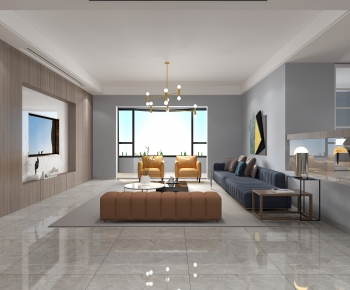 Modern A Living Room-ID:204771044