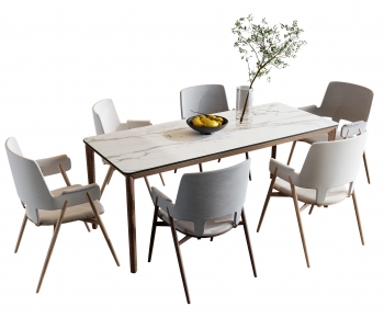 Modern Dining Table And Chairs-ID:123578077