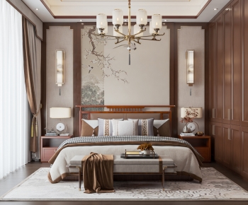 Chinese Style Bedroom-ID:324189906
