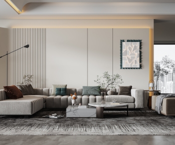Modern A Living Room-ID:258660356
