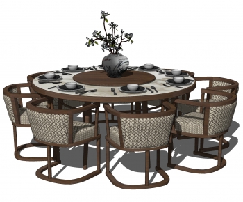 New Chinese Style Dining Table And Chairs-ID:140872005