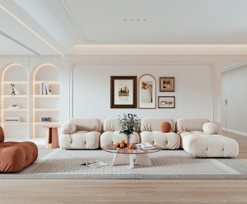French Style A Living Room-ID:199392086