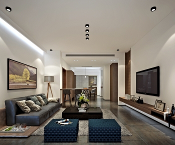 Modern A Living Room-ID:425599102