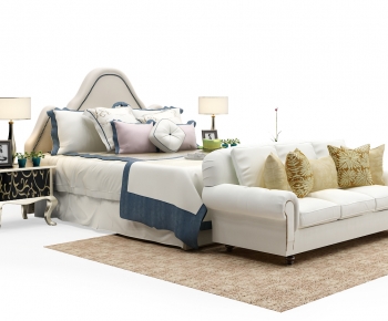 European Style Double Bed-ID:187891968