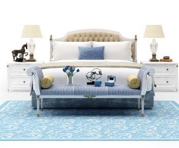 European Style Double Bed-ID:269179354