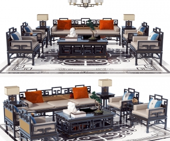 Chinese Style New Chinese Style Sofa Combination-ID:487413884