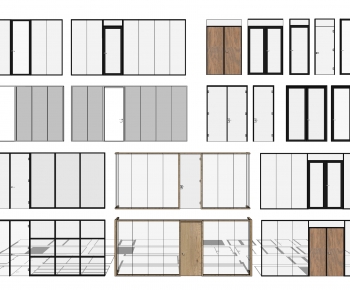 Modern Sliding Door-ID:467571979