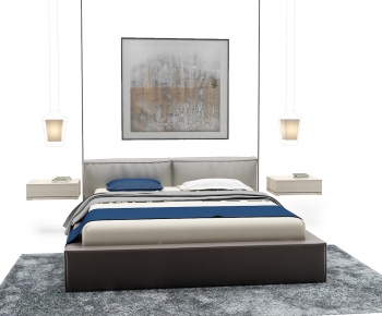 Modern Double Bed-ID:281718979