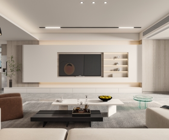 Wabi-sabi Style A Living Room-ID:980187895