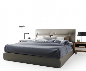 Modern Double Bed-ID:262293101