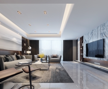 Modern A Living Room-ID:404210097