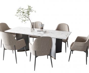 Modern Dining Table And Chairs-ID:964381938