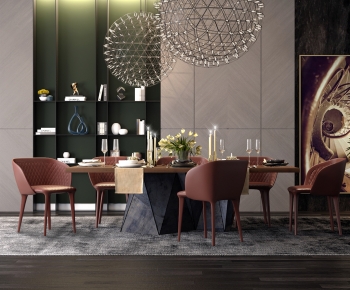 Post Modern Style Dining Room-ID:235908038