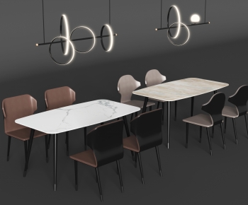 Modern Dining Table And Chairs-ID:959572085