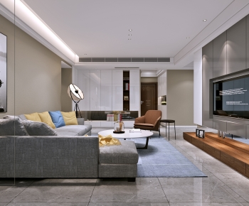 Modern A Living Room-ID:125739106