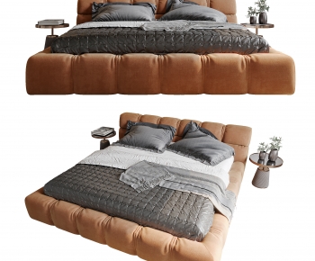 Modern Double Bed-ID:282593974