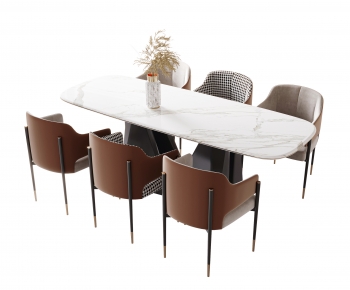 Modern Dining Table And Chairs-ID:571702006