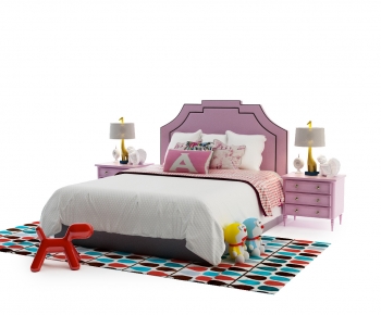 Modern Child's Bed-ID:893841985