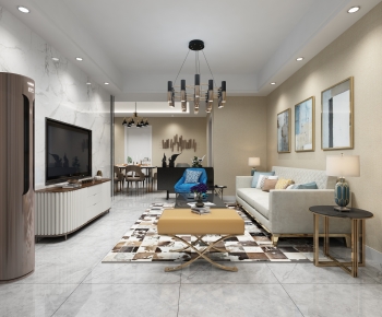 Modern A Living Room-ID:539284949