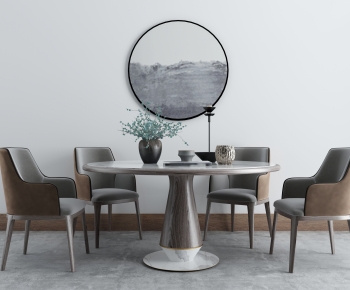 New Chinese Style Dining Table And Chairs-ID:904366022
