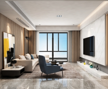 Modern A Living Room-ID:203246126