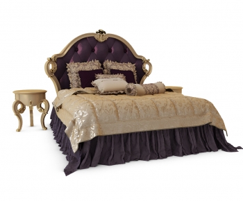 European Style Double Bed-ID:440682898