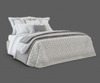 Modern Double Bed-ID:282990939