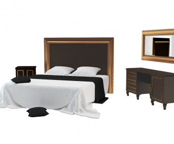Modern Double Bed-ID:544745922