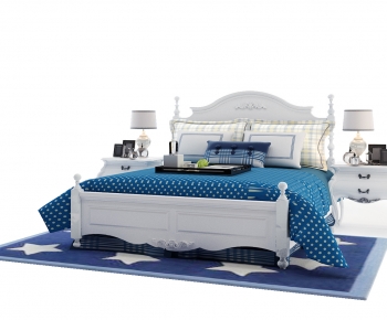 European Style Double Bed-ID:202665093
